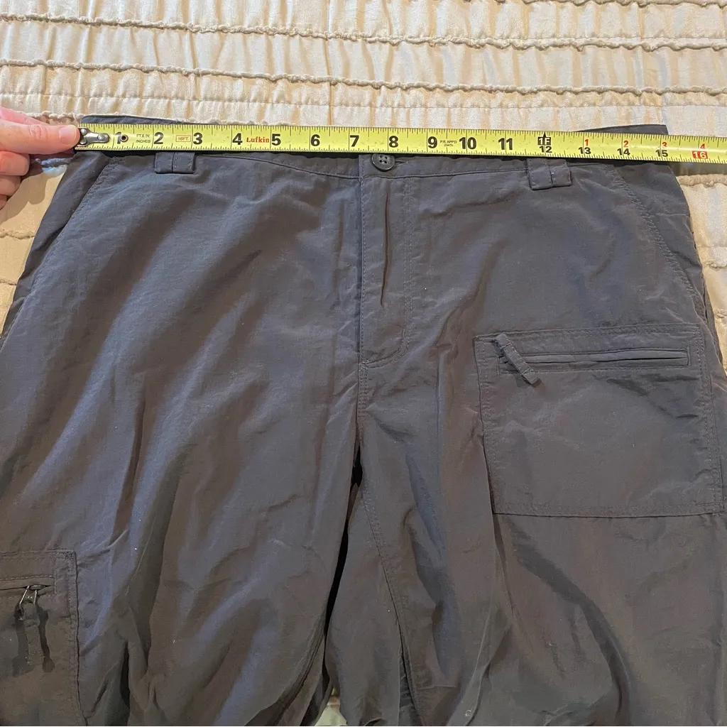 The North Face Dark Grey Cargo Cropped Capri Pants 6 Mid Rise Utility Gorpcore - Image 9
