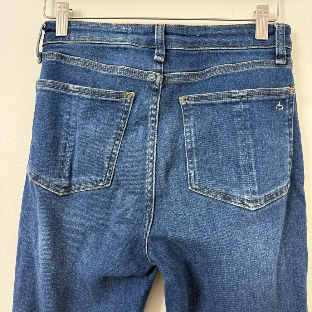 {26} Rag & Bone Nina High Rise Blue Skinny Jeans High-Waisted Stretch - Image 7