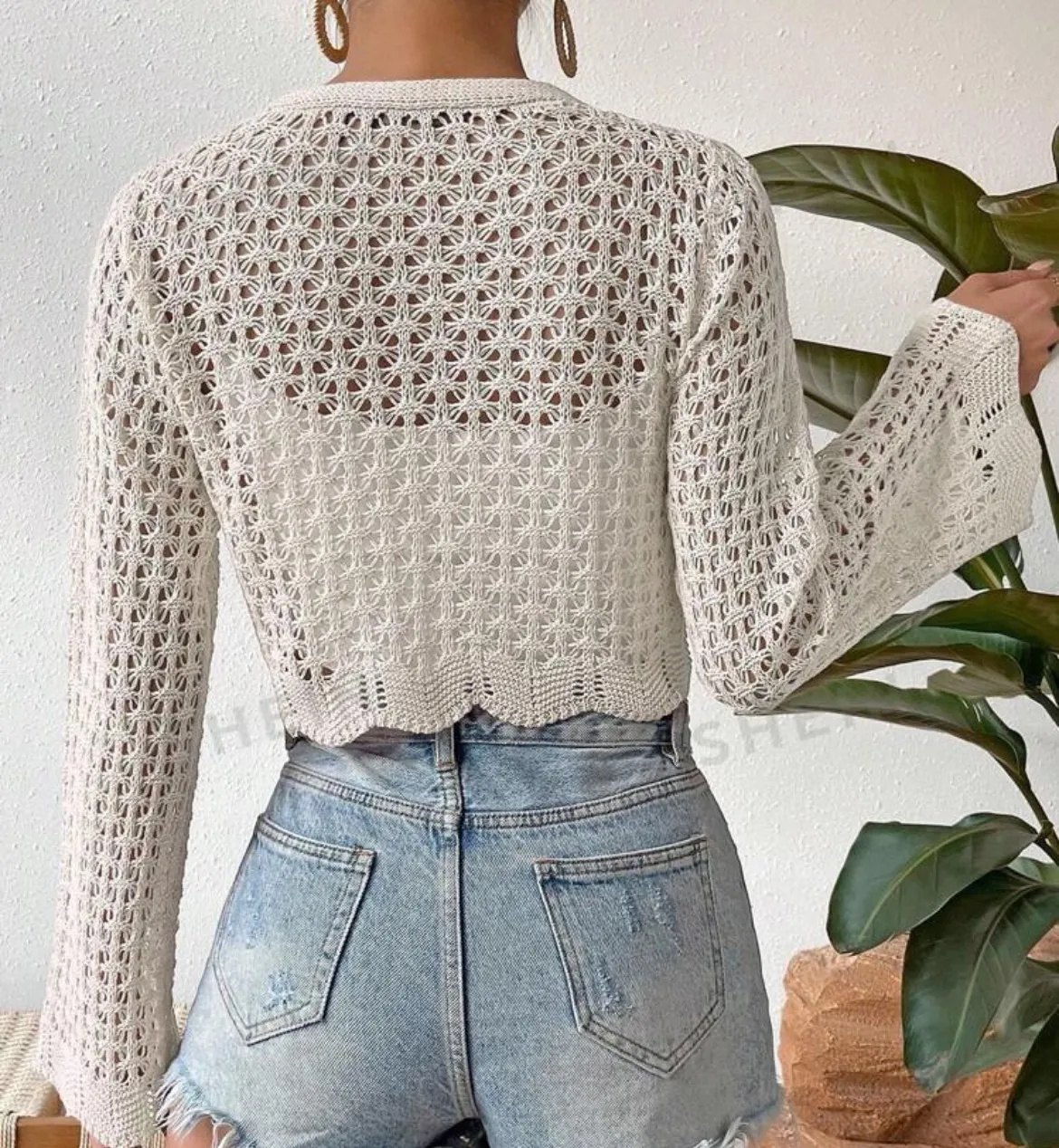 SheIn Crochet Cardigan - Image 2