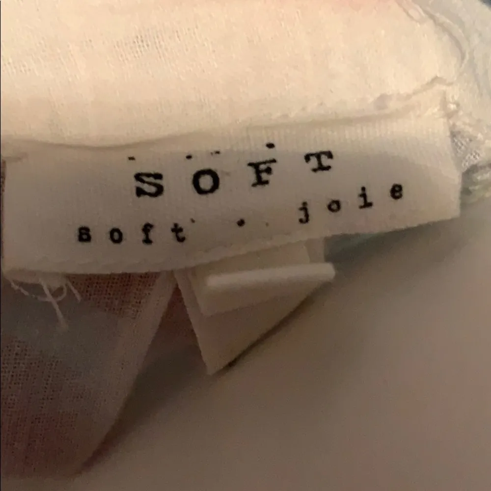 Soft x Joie white beaded swim coverup size small - Image 6