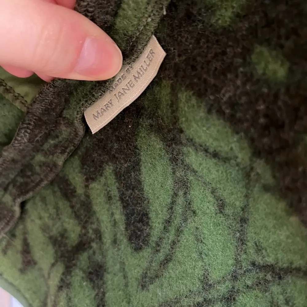 Laurie Jacobi Wool Draped Open Jacket Pine Needle Design - Image 6