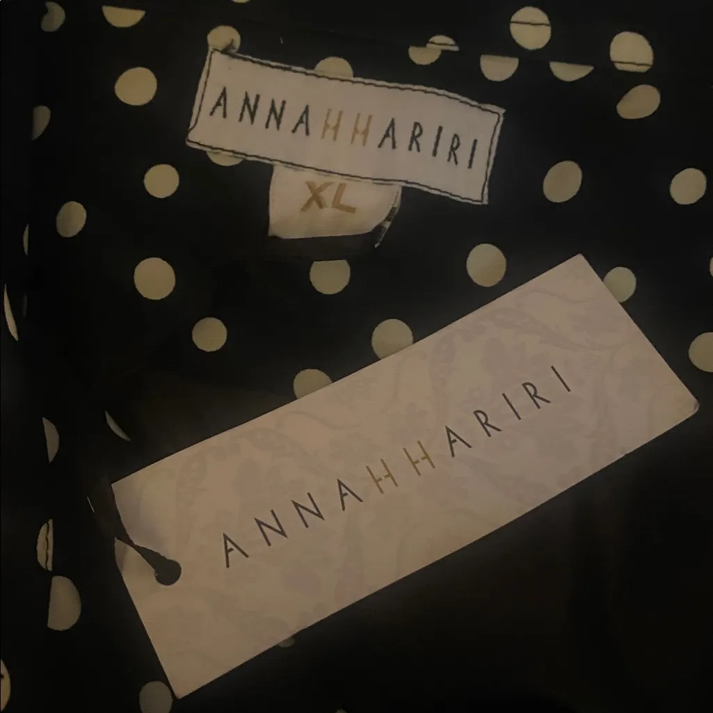 NWT ANNAH HARIRI XL
Modest Polka Dot Maxi Dress Green
Trim Abaya Black - Image 10