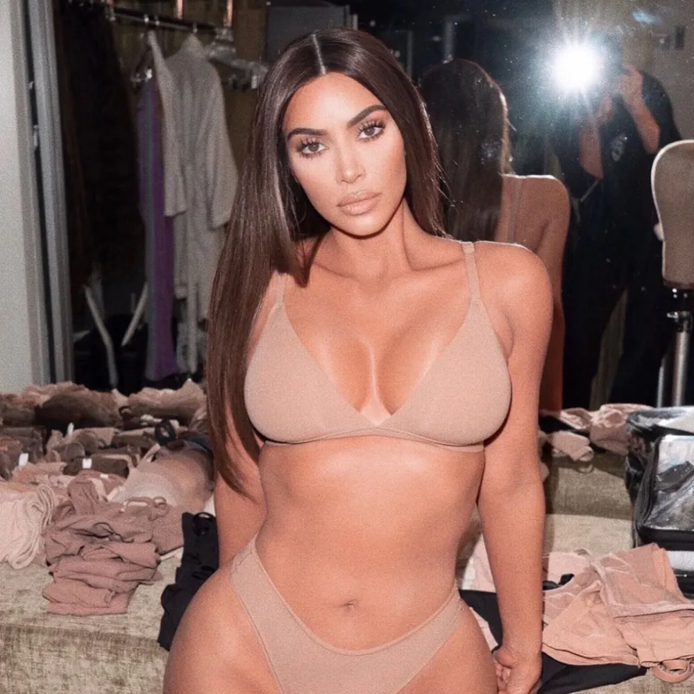 NWT‎ Skims Everybody Triangle Bralette Sand  Bra size XS - Image 2