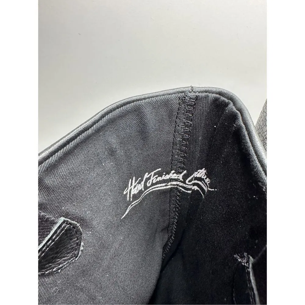 Franco Sarto Meyer Black Leather Knee High‎ Boots Size 6 - Image 7