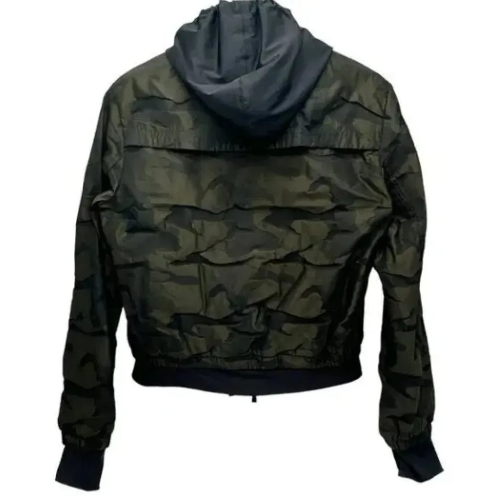 NWOT Blanc Noir Skyfall Aviator Camo Jacket Size small Black - Image 6