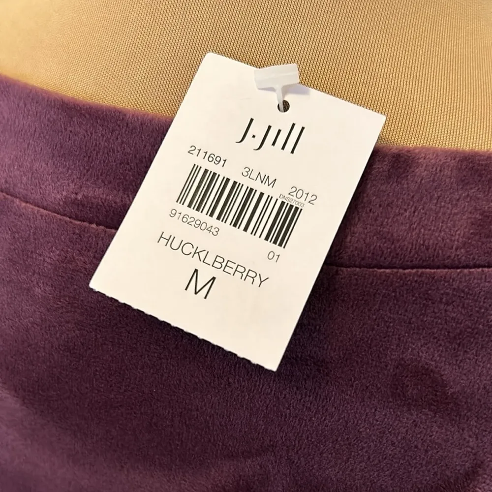 J. Jill Pure Jill Velour A Line Dress In Huckleberry Size M - Image 7