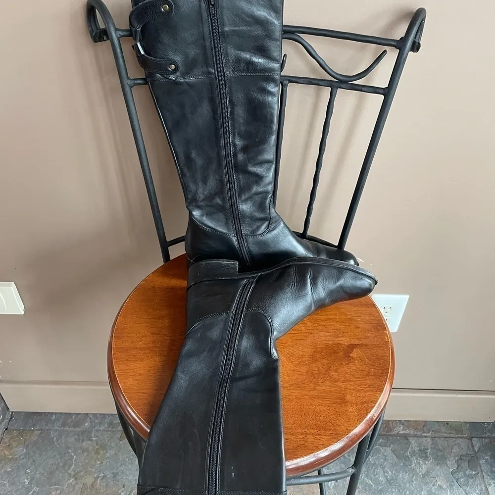 Corso Como Geneva Leather Riding Boots in Black size 8‎ - Image 3