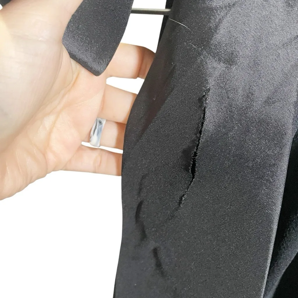 Tadashi Shoji Black Bow Neck Gown Size M $458 NEW Read Description - Image 4