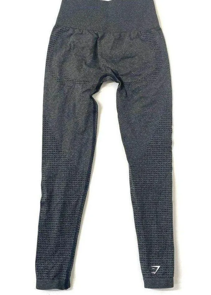 Vital Seamless 2.0 Leggings Charcoal Marl Size Small - Image 12