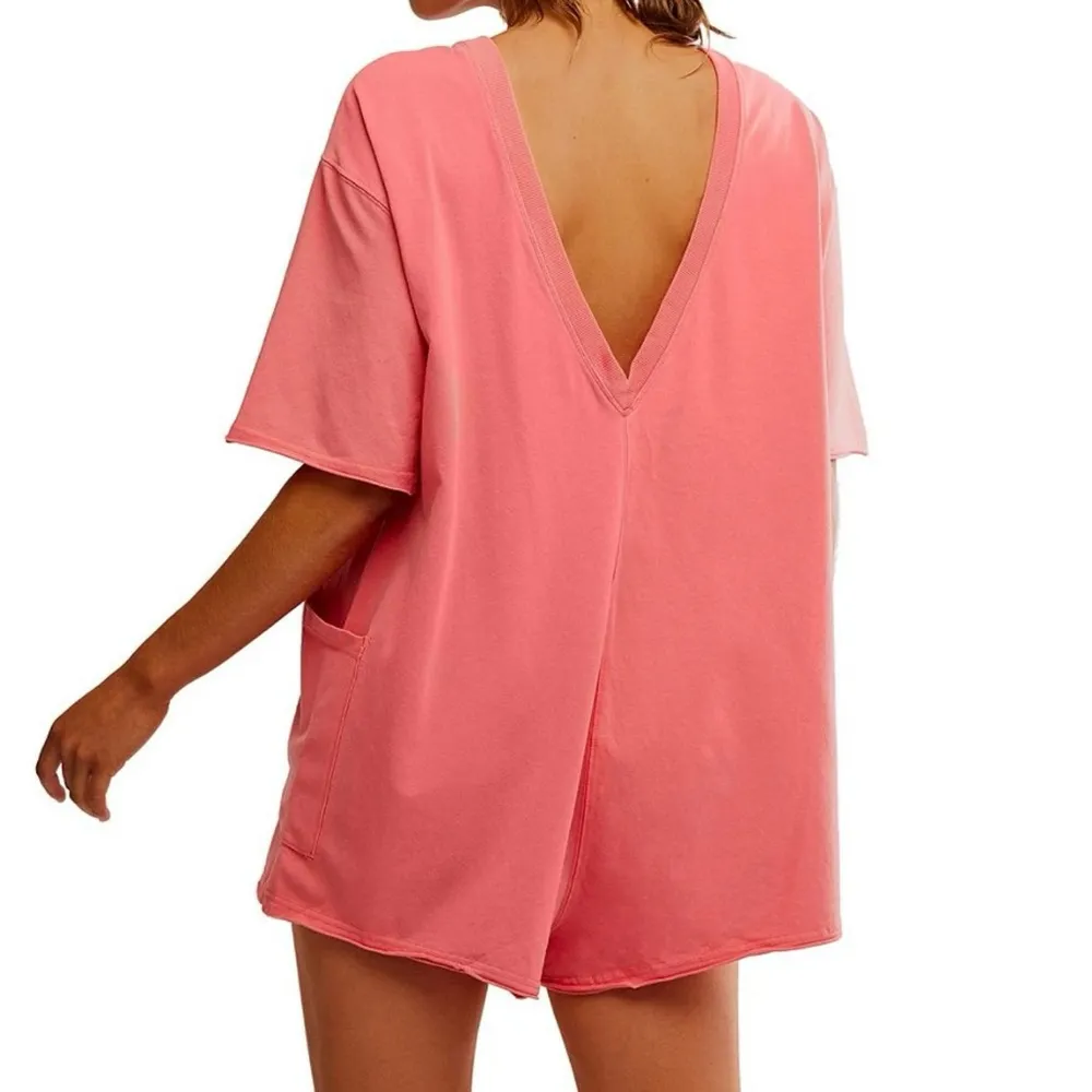 Free People Movement  Hot Shot Tee Romper - Image 2