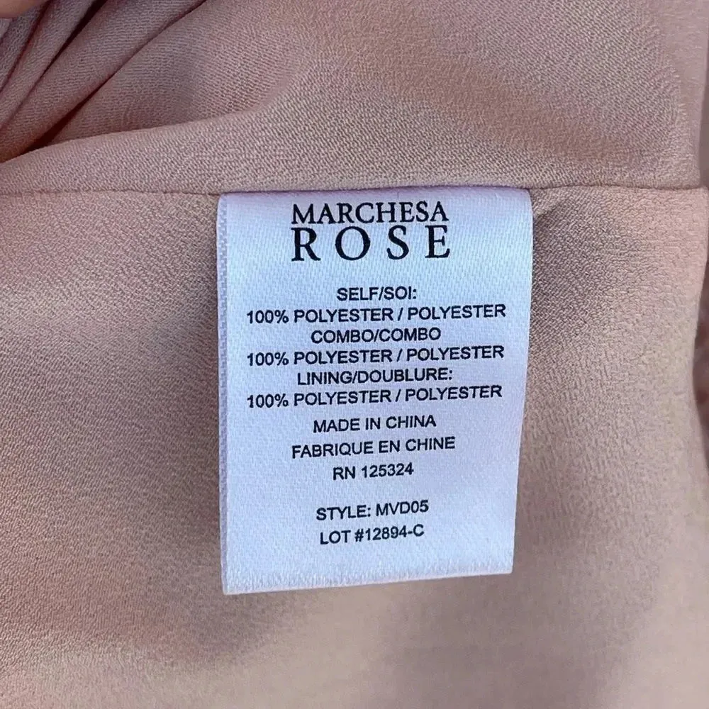 Marchesa rose ligth pink dress small Pink - Image 7