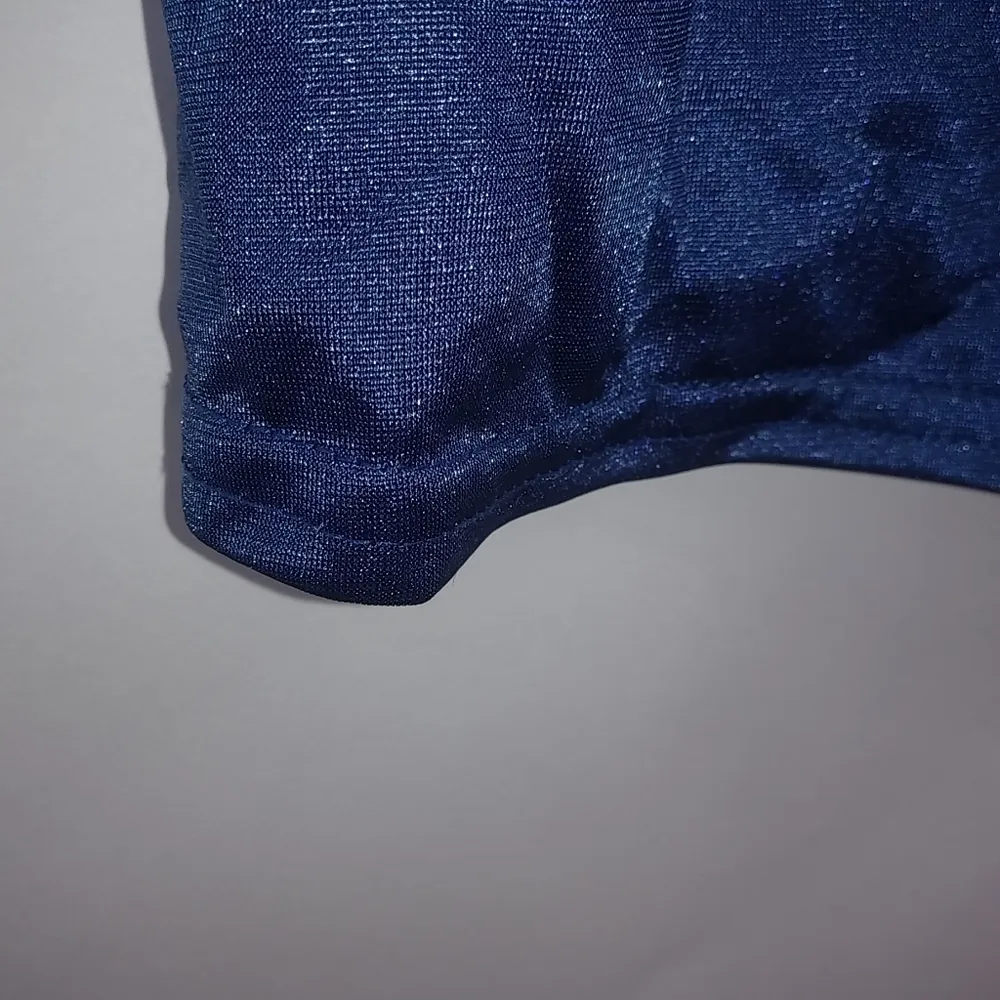 New Balance S Navy White Nylon Athletic Tank Top - Image 3