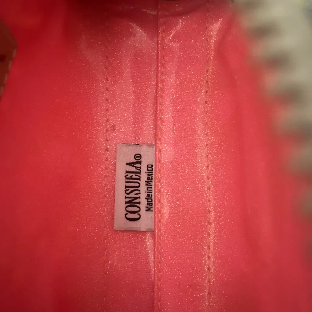 NWT Consuela Olive Medium Domed Cosmetic Case Pouch Zippered - Image 9