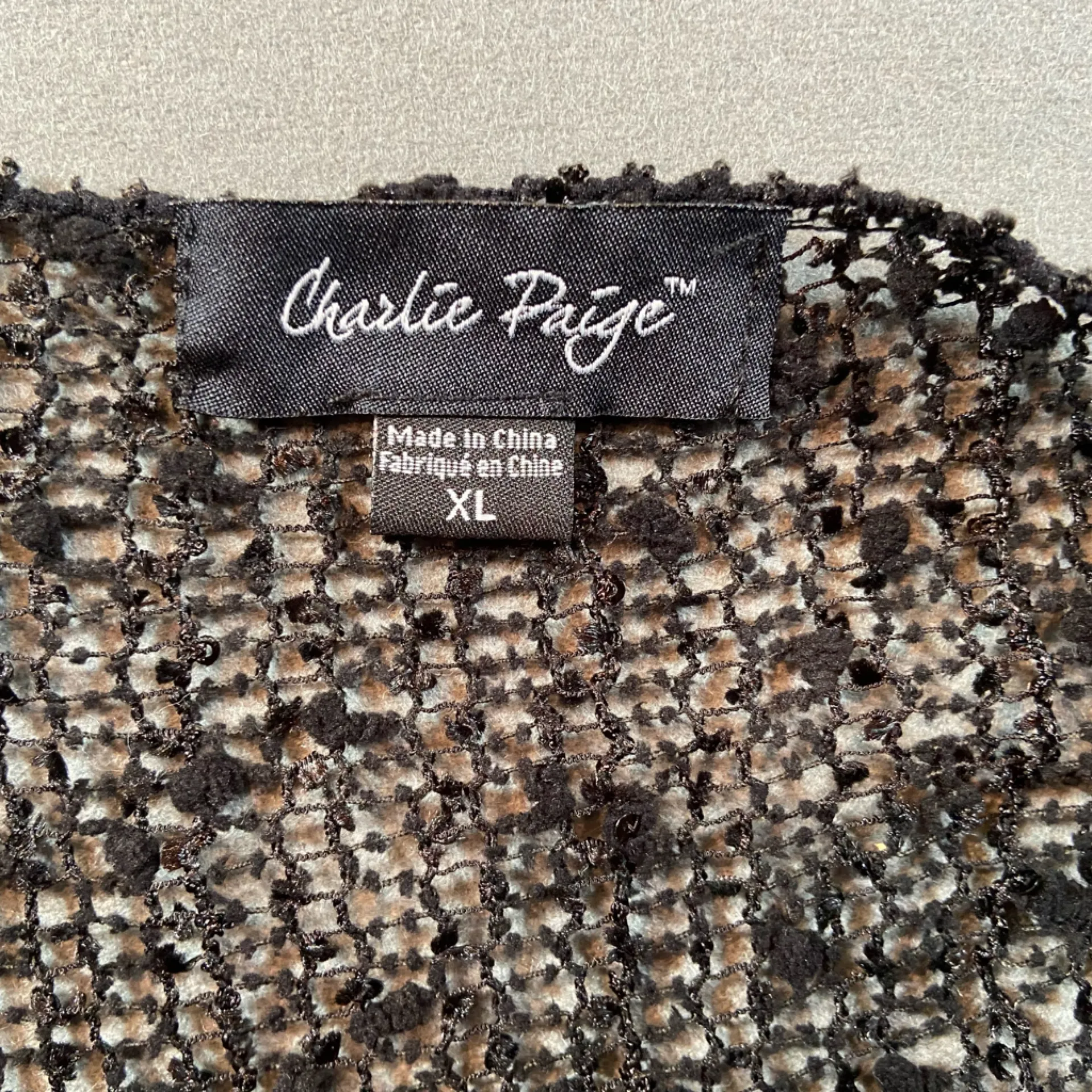 Charlie Paige Lightweight Crochet  Cardigan Jacket Size‎ XL - Image 3