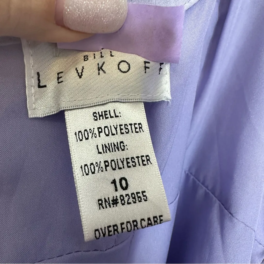 Elegant Lavender Sleeveless Dress - Image 7