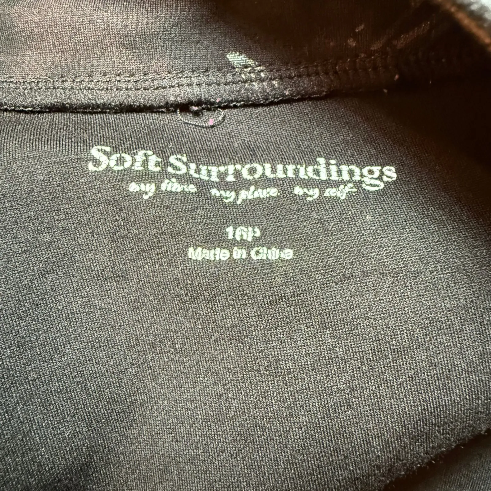 Soft Surroundings Twilight Pull On Floral Ponte Pants Size 16‎ Petite - Image 5