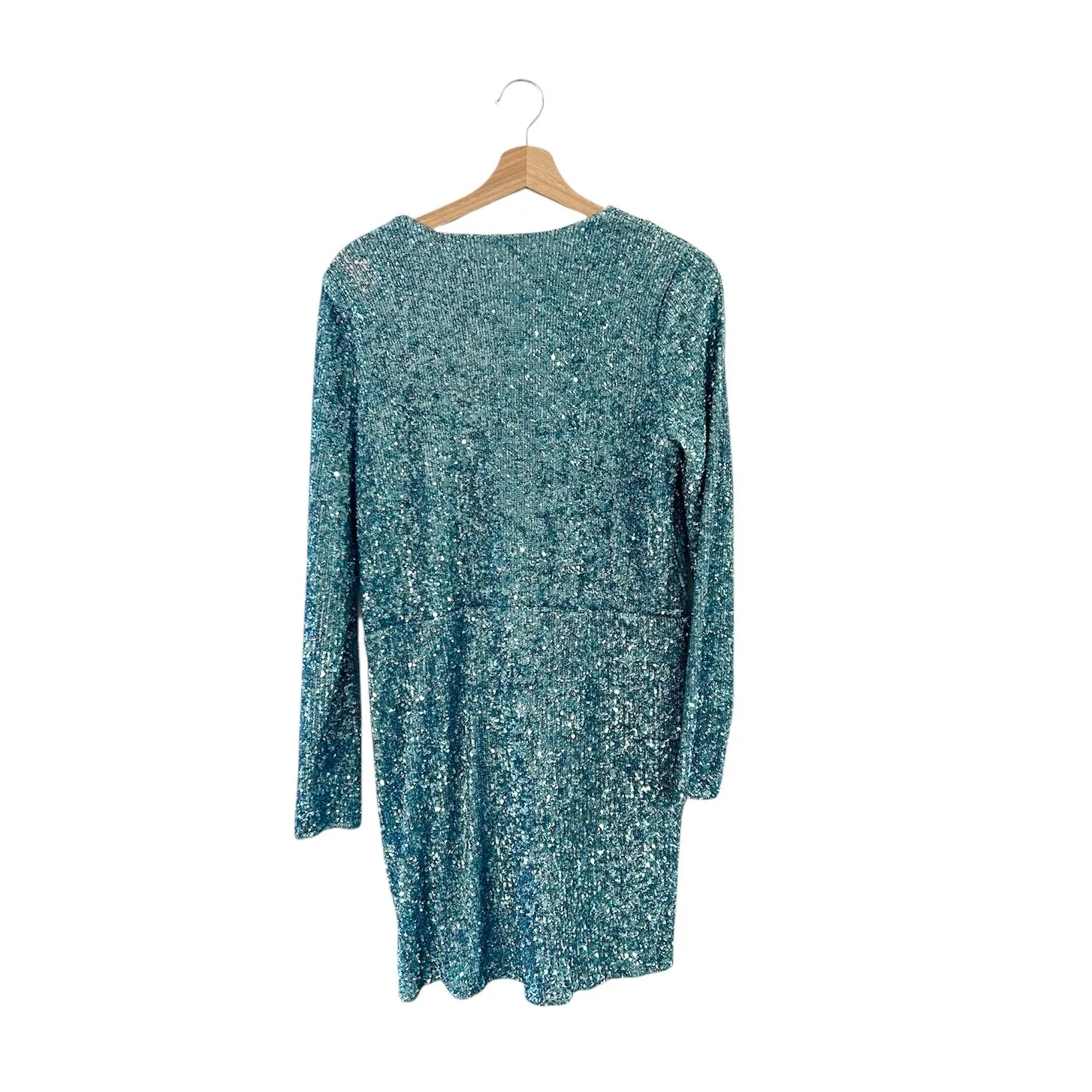 Show Me Your Mumu Party Hope Sequin Dress in Frosty Blue Sequin XL - Image 7