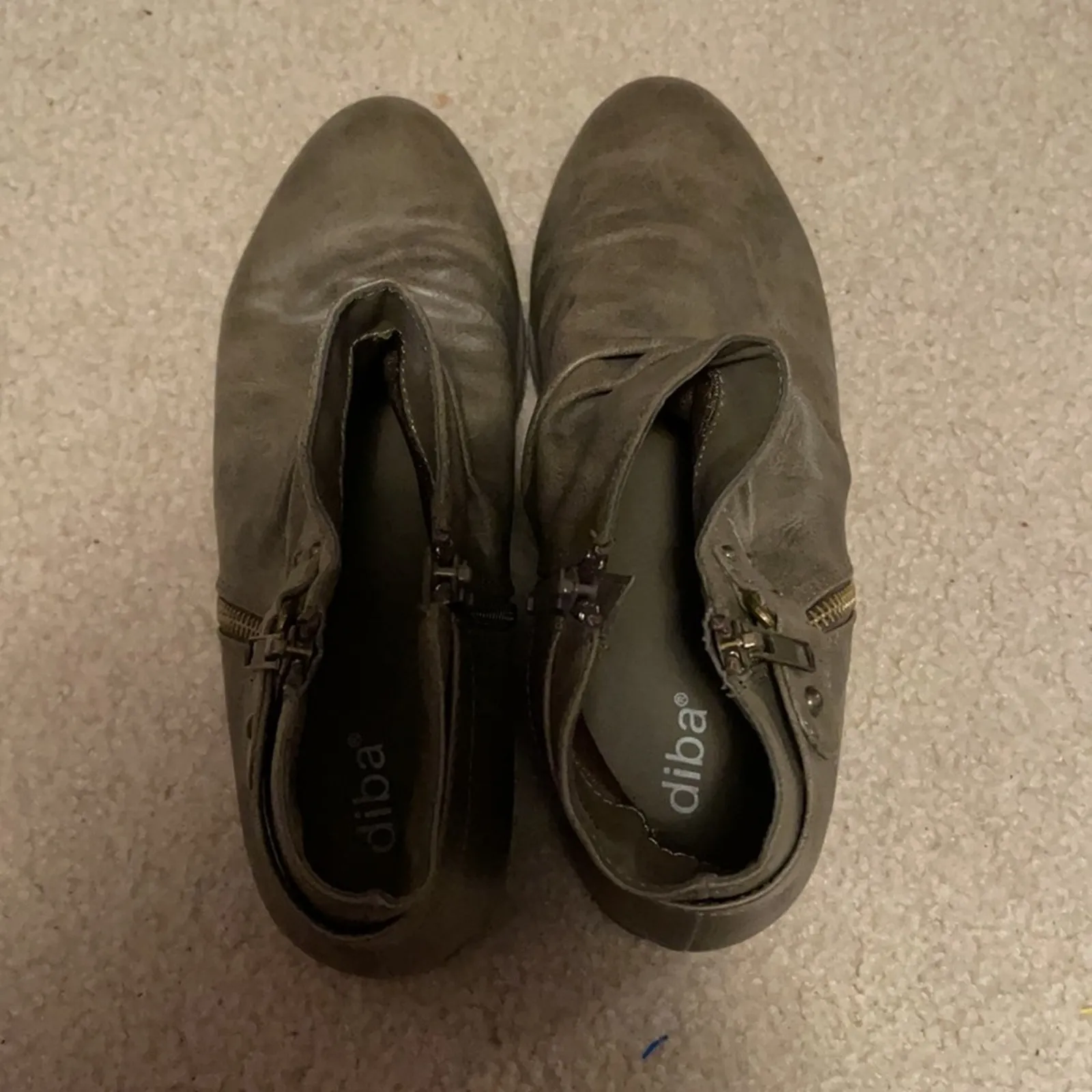 diba ankle bootie with zip Gray Size 9.5 - Image 4