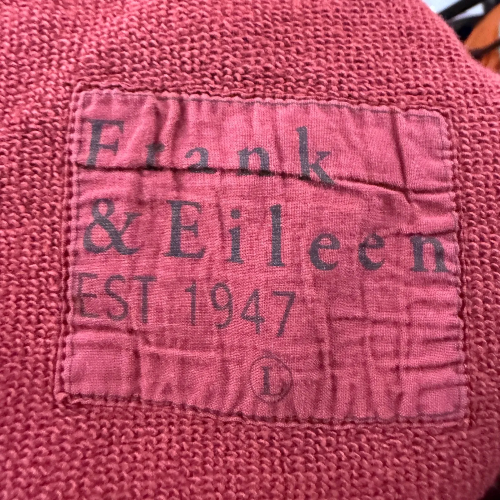 Frank and Eileen Eamon Triple Fleece Cranberry Size Large Pant Elastic Waistband - Image 9