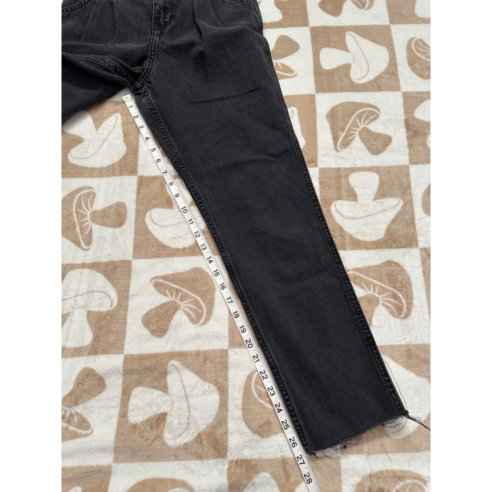 Hollister Black Wash High Waist‎ Mom Jeans Size 26 - Image 9