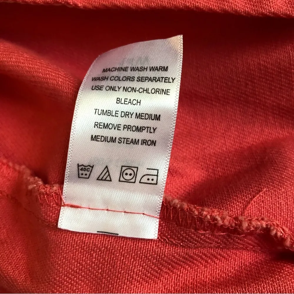 Vintage Jessica London Pink Coral Denim 2 Piece Set Jacket & Jeans Size 12-14 - Image 9