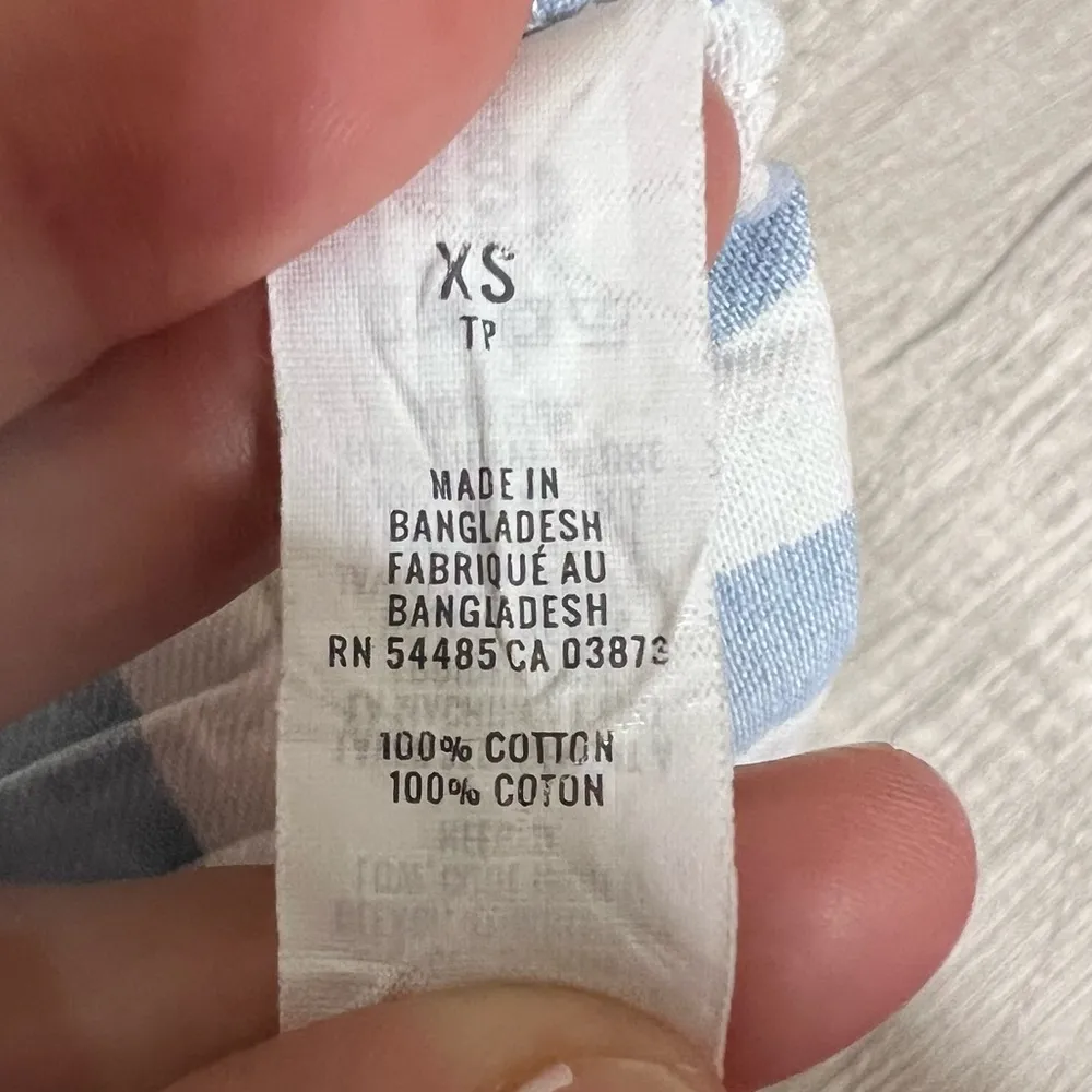 Aerie Chambray Stripe Shorts Size XS - Image 5