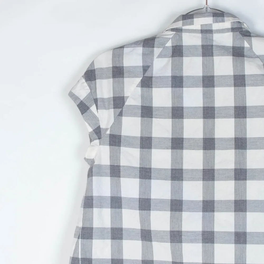 3 for $25 Zara Gingham Button Front Top Size‎ Medium - Image 7