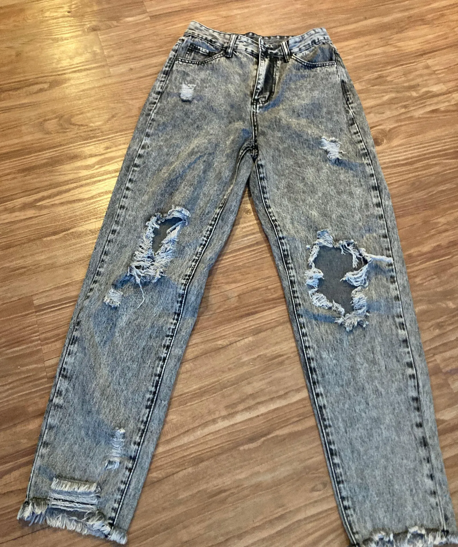 SheIn Black Denim Jeans - Image 2