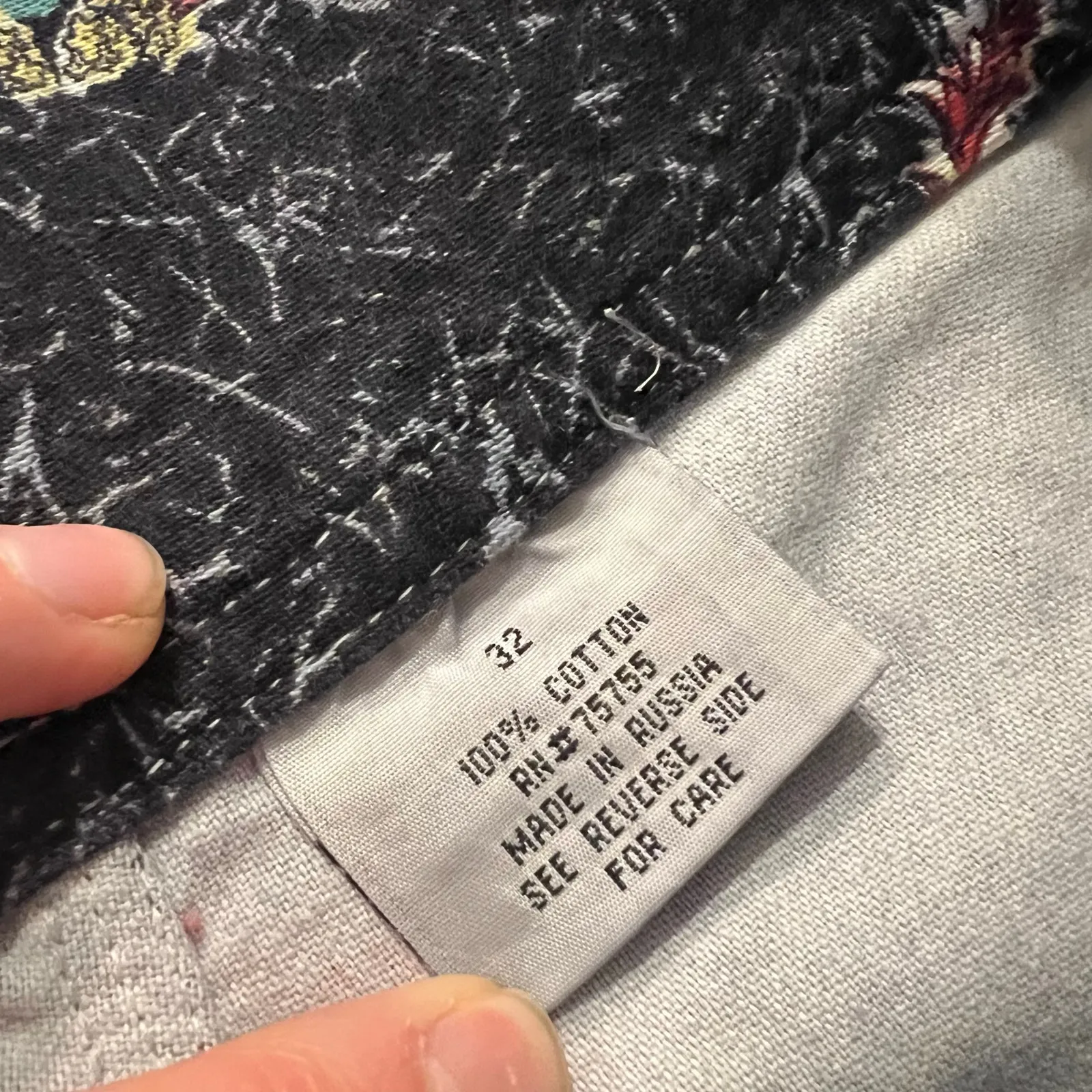 Deadstock 90s Hawaiian Tropical Masc Board Shorts USA Made Size Medium Gray - Image 7