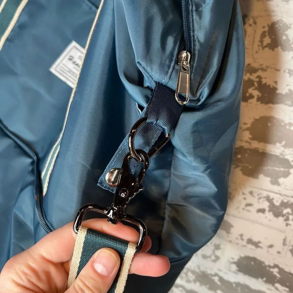 Handmade workshop | duffle bag expandable blue - Image 3