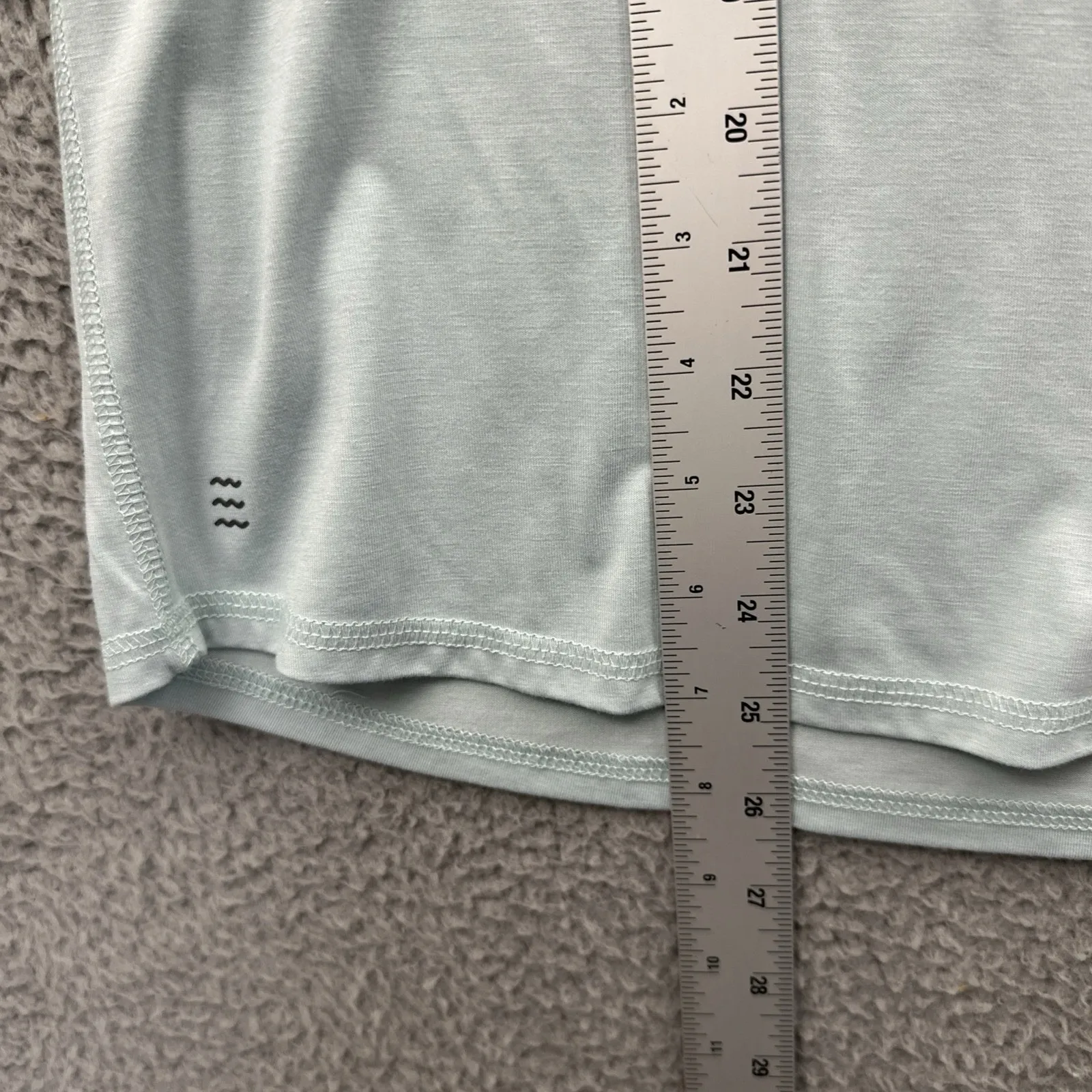 Free Fly Long Sleeve Bamboo Shirt Thumbholes Performance Athletic Women's Large Blue - Image 8