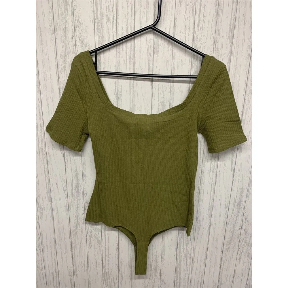 Womens Size L n:Philanthropy Langley Body Suit Olive NWT - Image 6