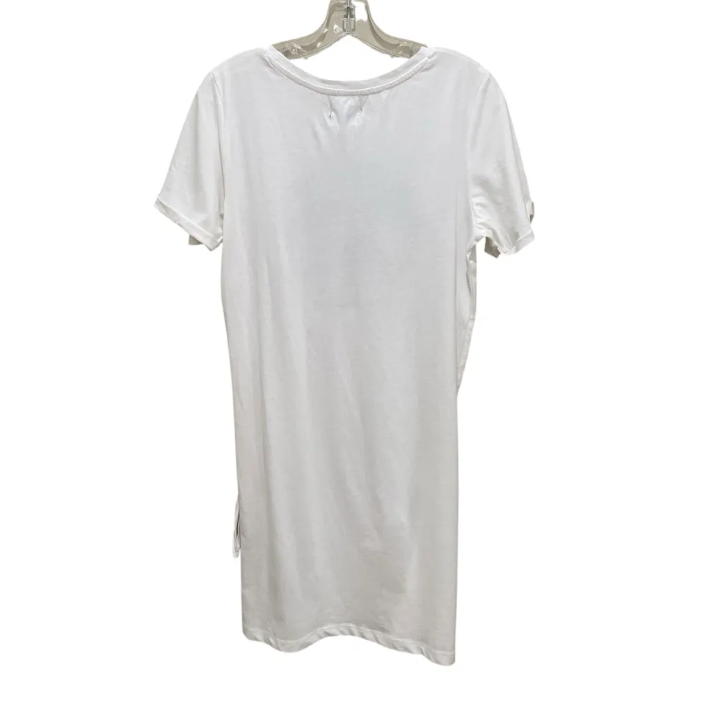 Brave Soul London California Dreamin Graphic T Shirt Dress White Women’s Small - Image 8