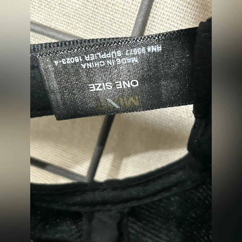 Mixit  Social Distance Queen Black Adjustable Baseball Cap ONE-SIZE - Image 5