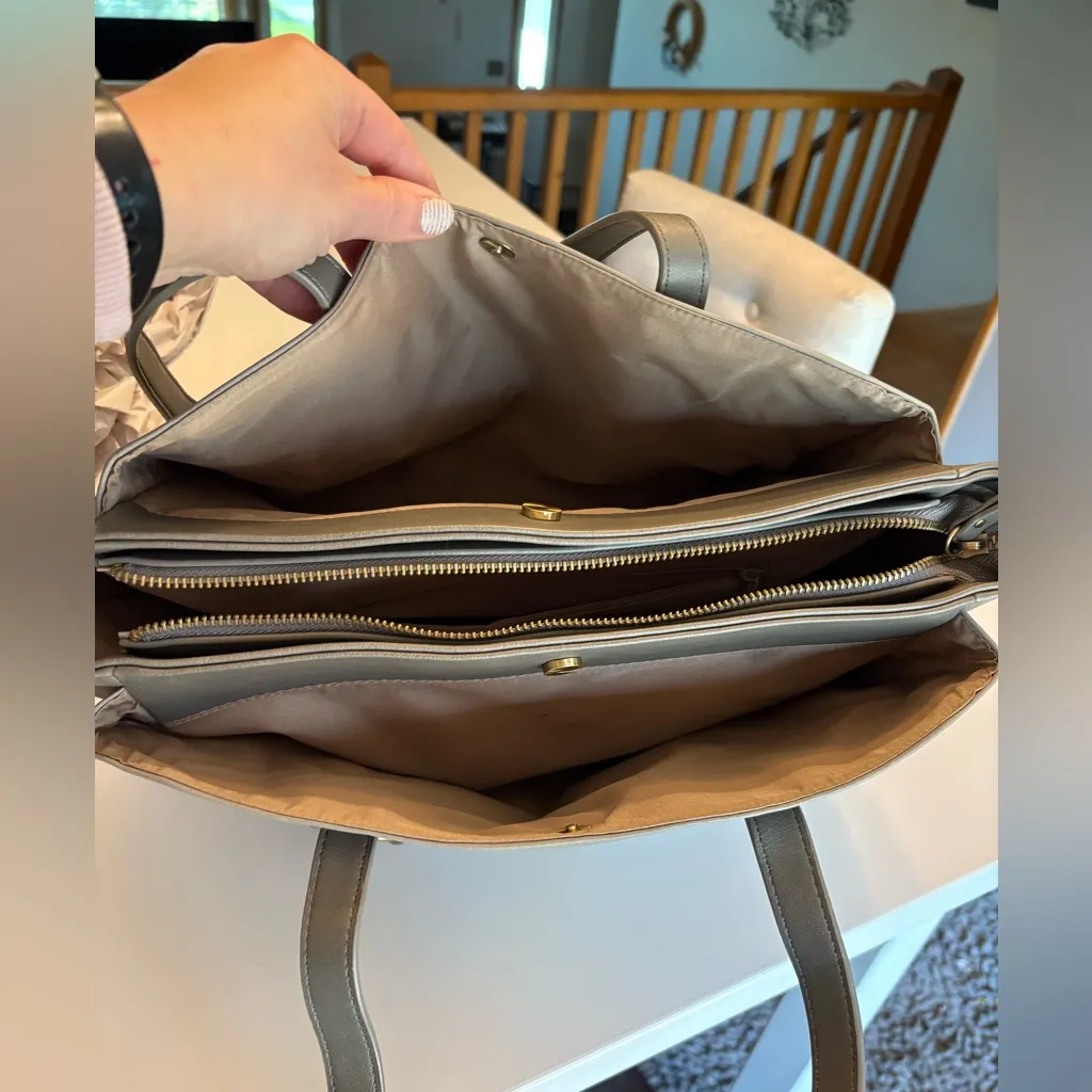 NWOT‎ Relic Gray and Charcoal Colorblock Tote Bag/Laptop Bag/Shoulder Bag - Image 8