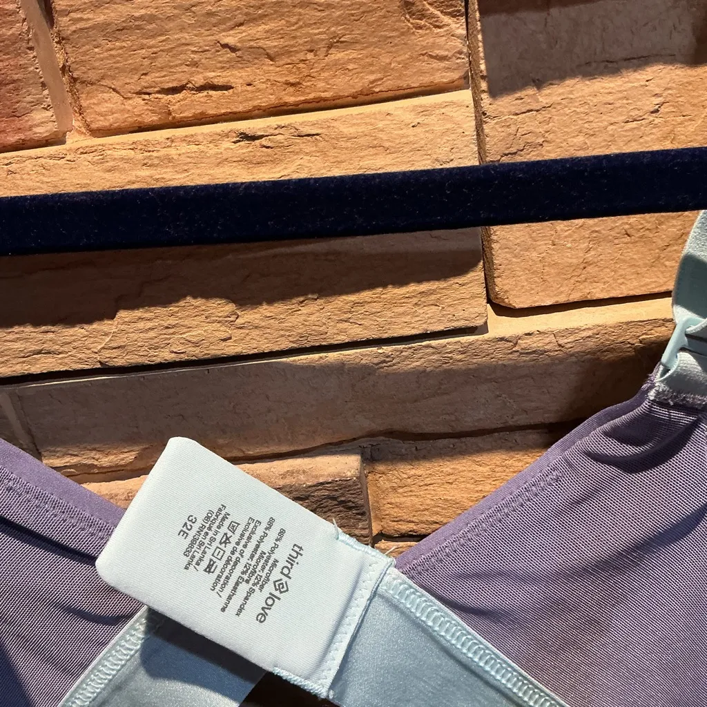 ThirdLove Kinetic Adjustable Sports Bra in Midnight-Violet Size 32E - Image 3