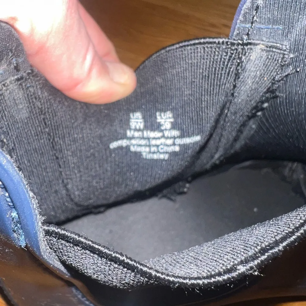 Navy Ankle Rain Boots Blue Size 9 - Image 4