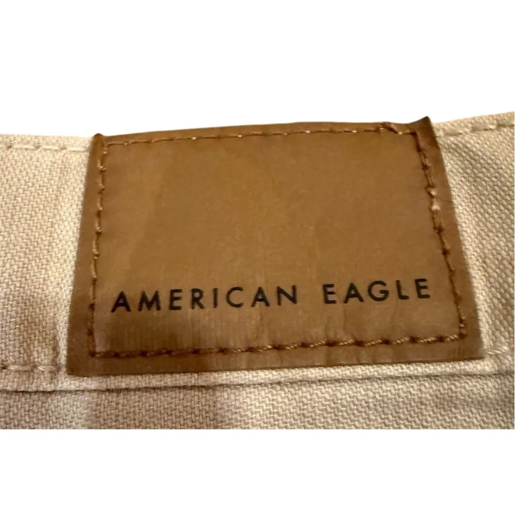 American Eagle Women's Highest Rise Mom Shorts Beige Size 4 Casual Tan - Image 7
