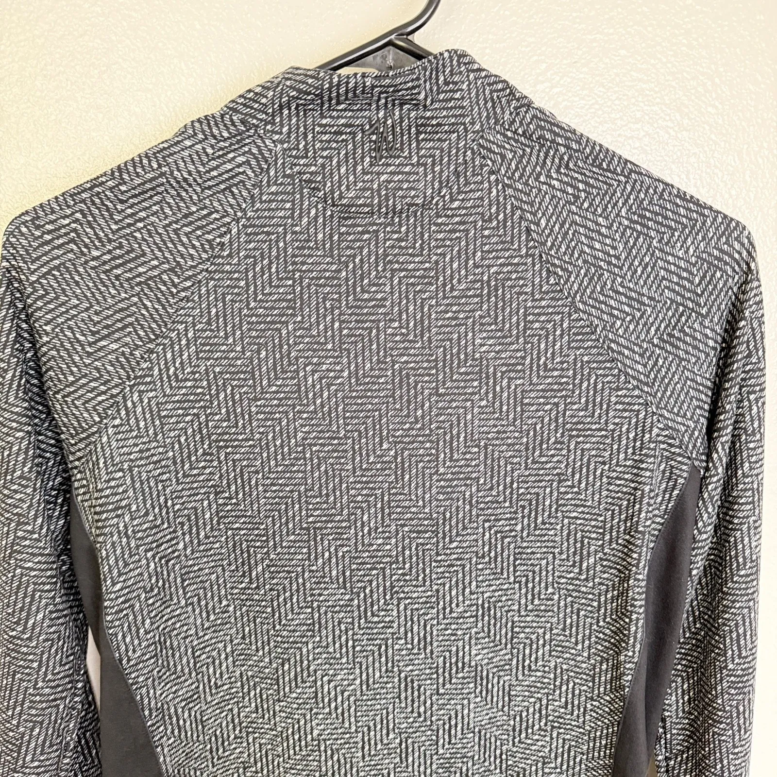 Waggle Golf Top Womens XS Black 1/4 Zip Long Sleeve Printed Stretch Outdoors - Image 9