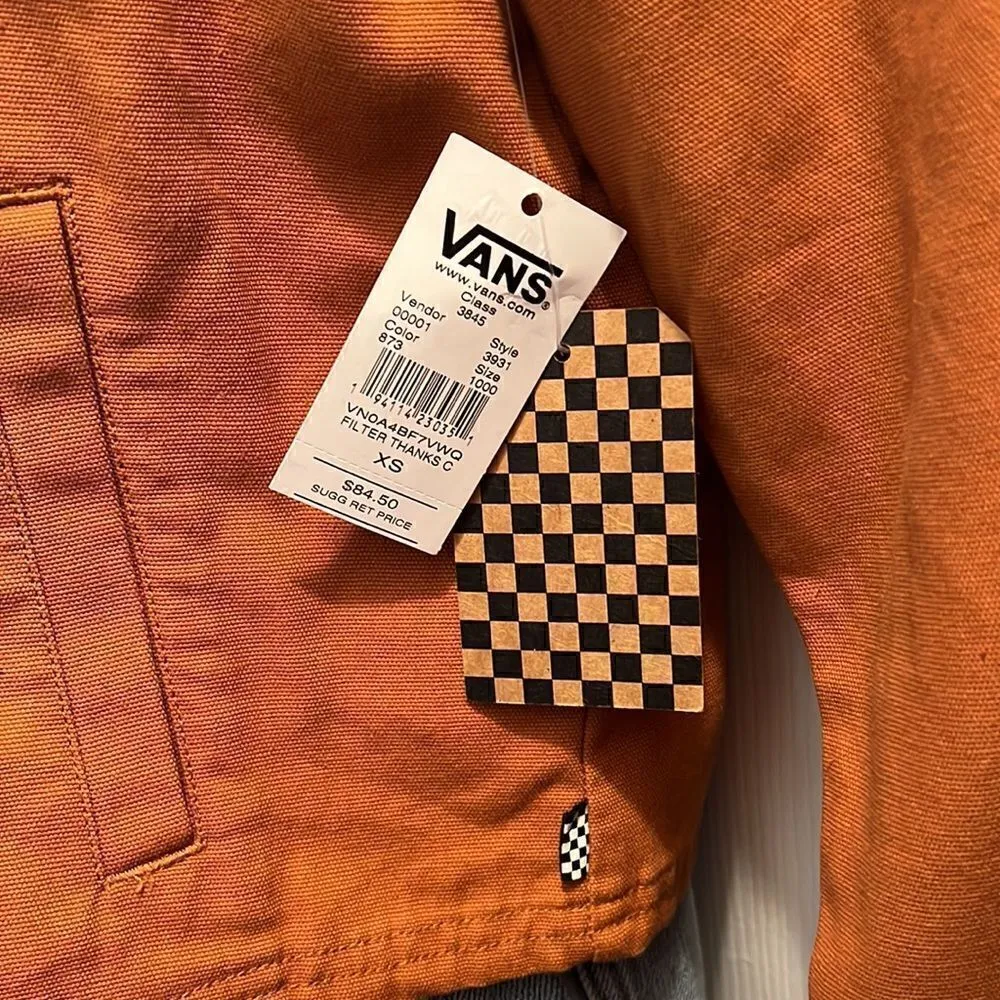NWT vans filter thanks coach jacket size XS - Image 7