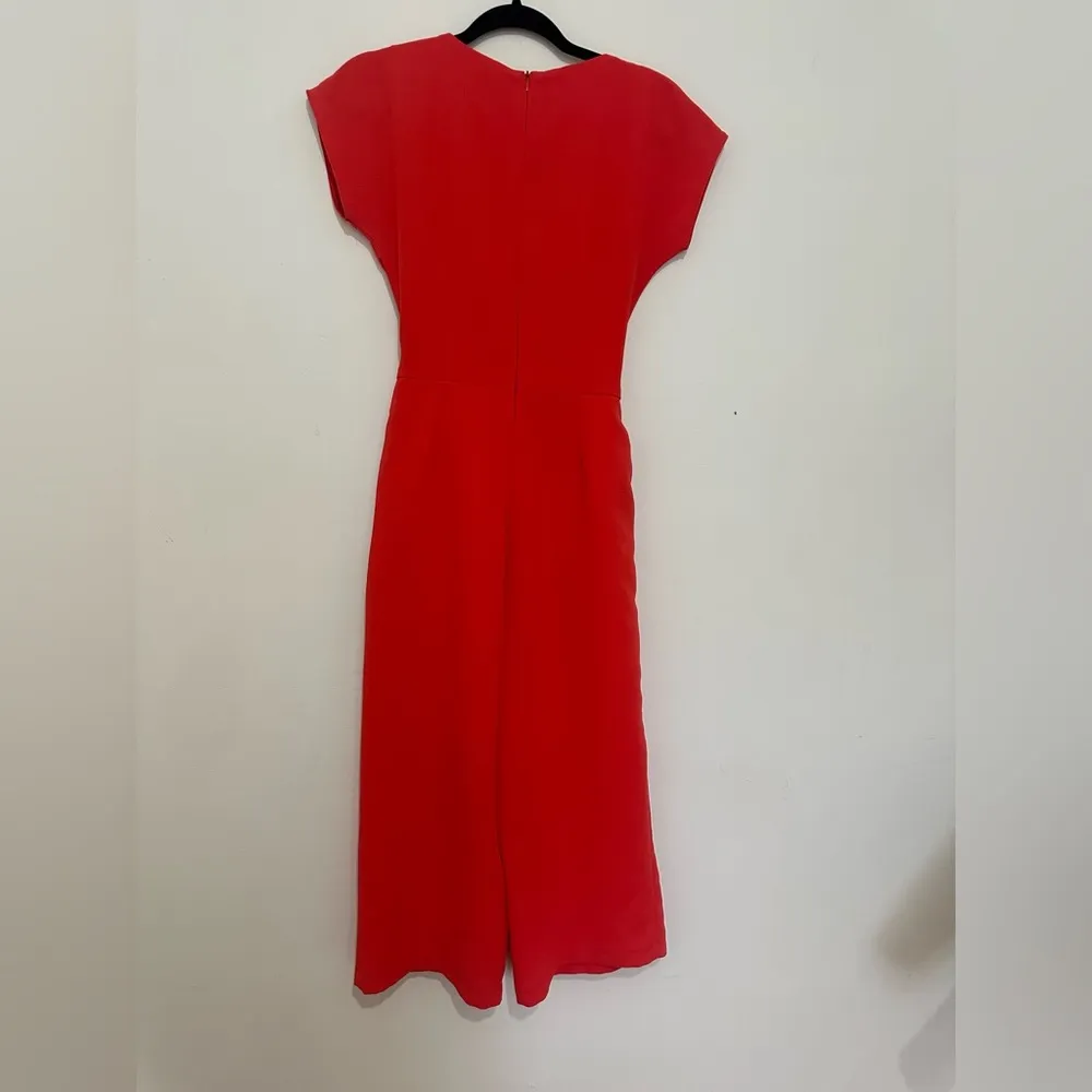 Bishop + Young Red Rachel Cropped Jumpsuit - Image 3