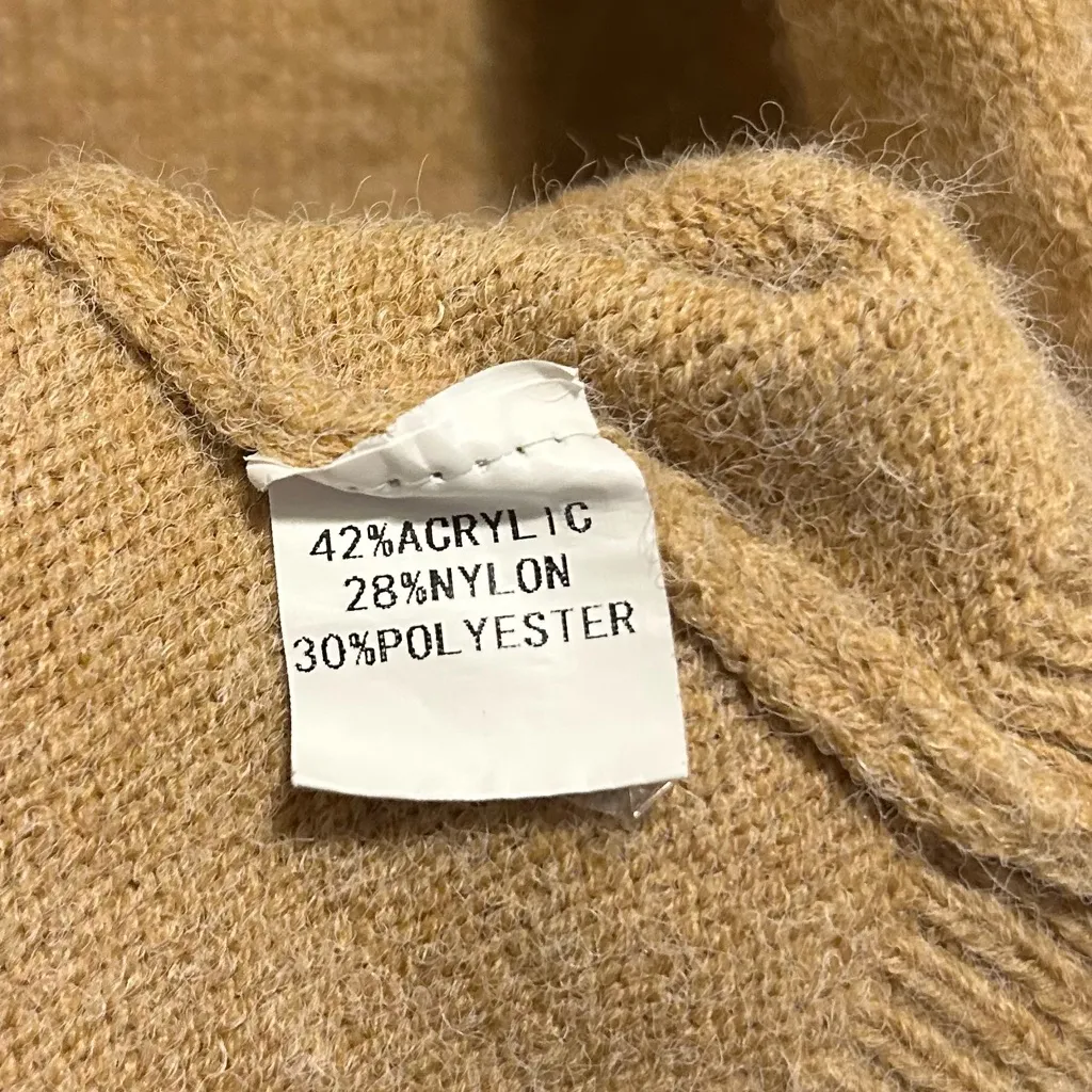 ECOWISH Tiered Ruffled Knit Sweater Medium - Image 5