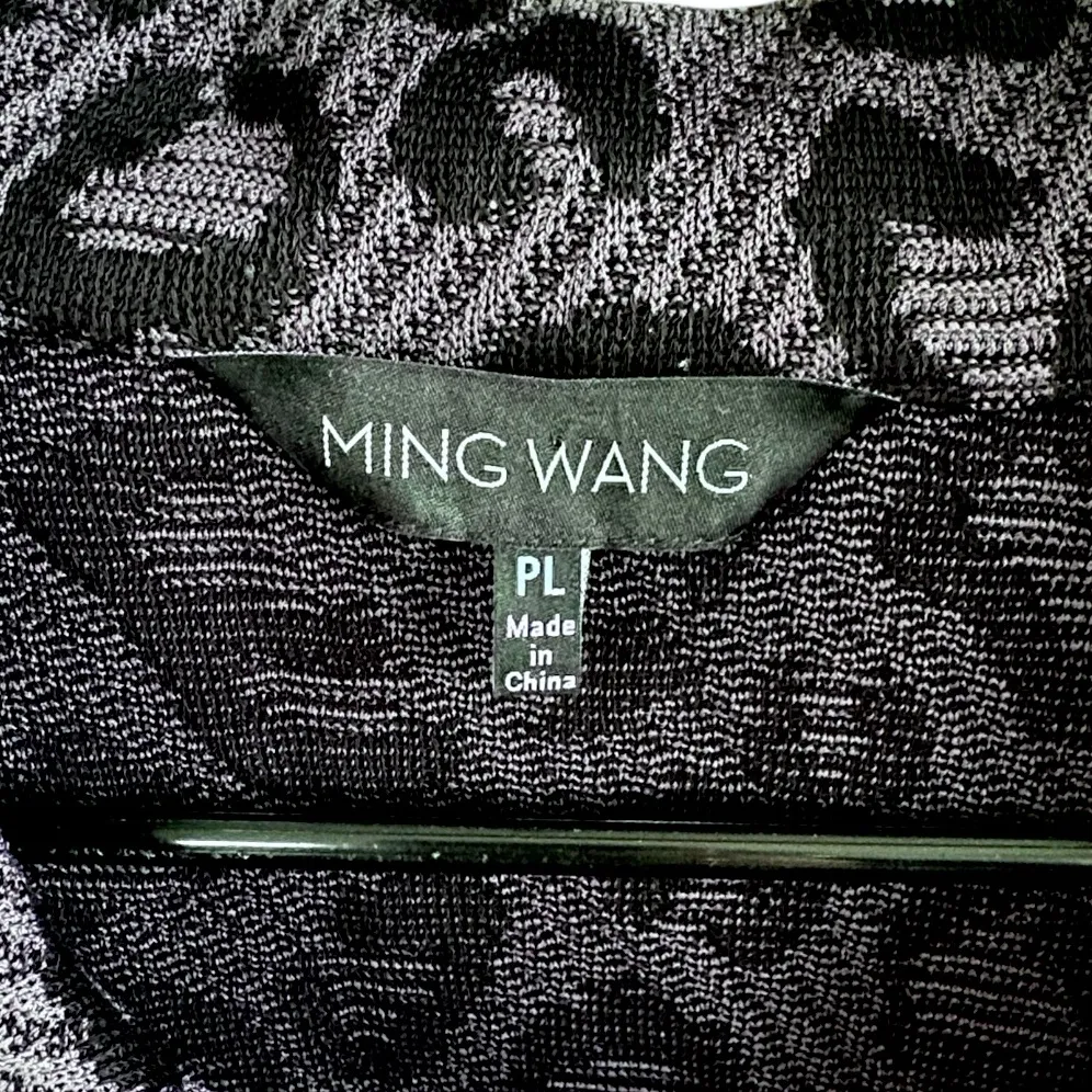 Ming Wang EUC  Sweater Black Petite Large - Image 2