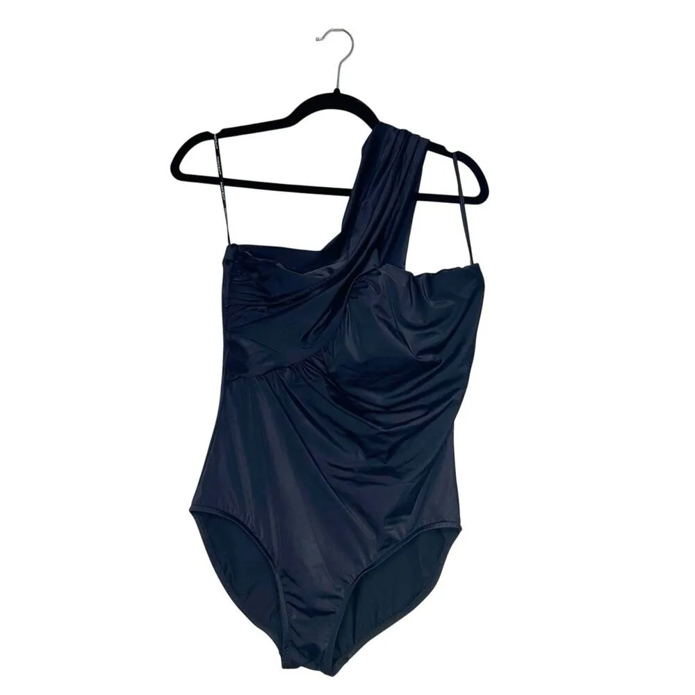 Magicsuit Goddess One Shoulder One Piece Swimsuit Women's Black Size 14 - Image 3