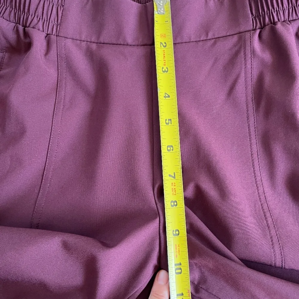 Old Navy Sz M Stretch Brooklyn Heights High Rise Jogger Pants‎ Ankle Zipper - Image 8