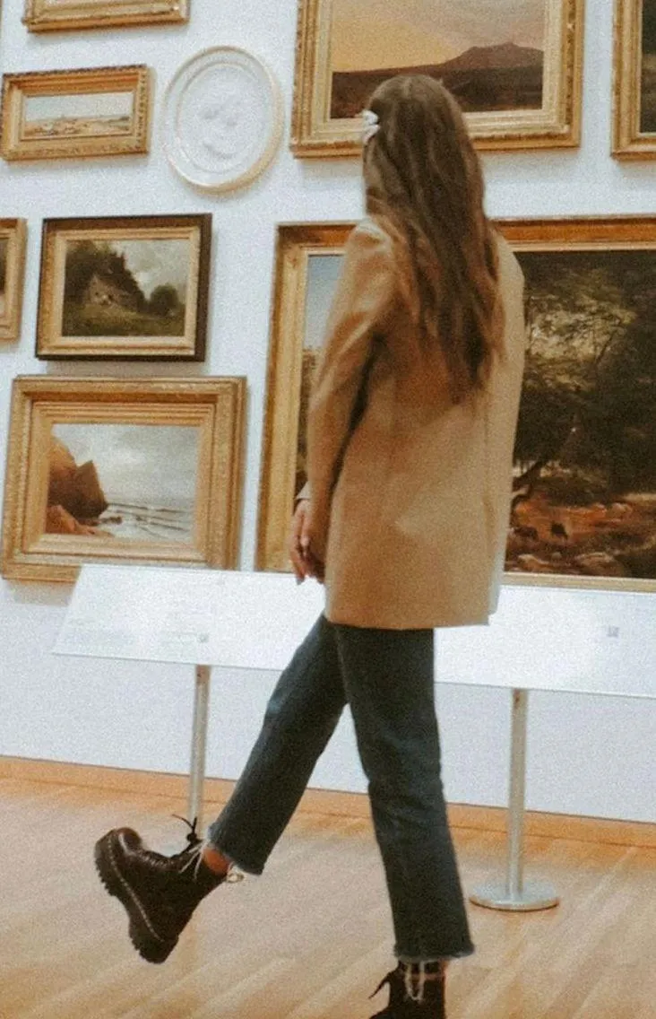 Jocelyn Beige Leather Blazer - Image 4