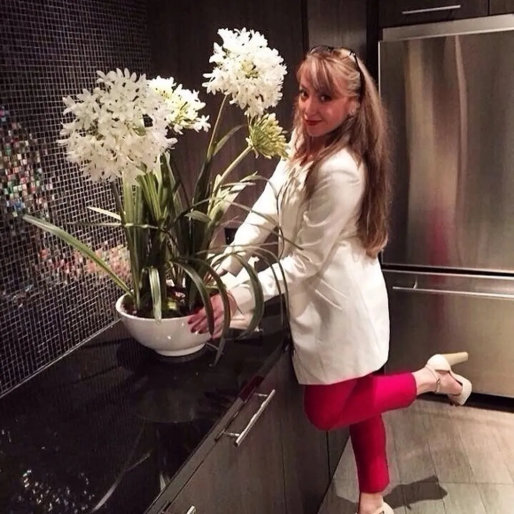 Katherine Barclay white long blazer jacket coat size small - Image 9