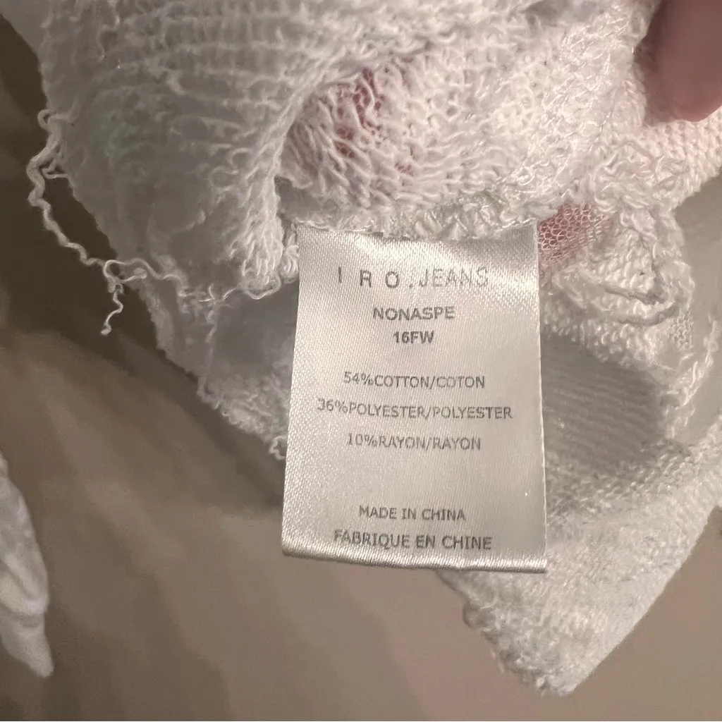 IRO  JEANS Cenix Cropped Sweatshirt‎ - Image 6