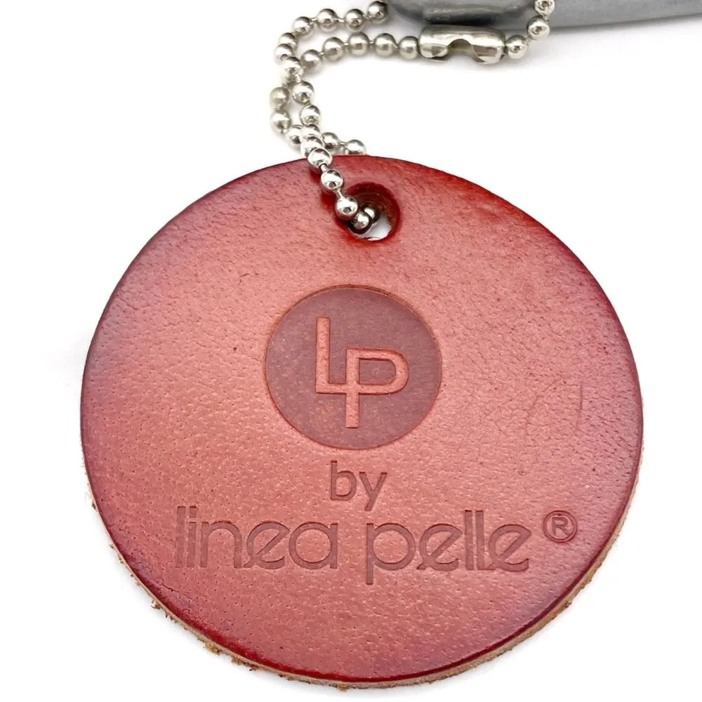 NWT Linea Pelle Brown Genuine Leather Belt Size Small Double Prong Buckle NEW - Image 10