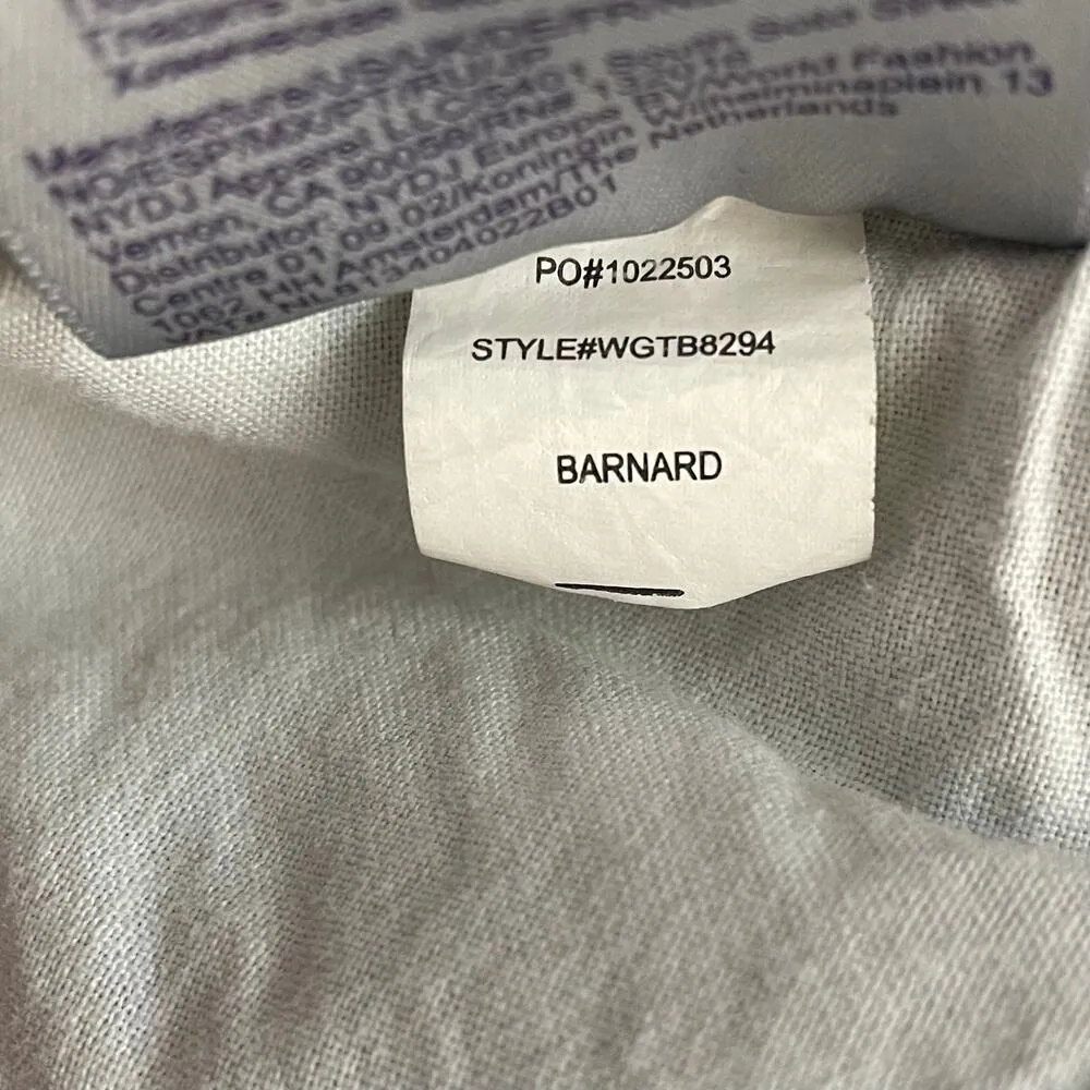 NYDJ Fiona Slim Ankle Crop Flare Tummy Tuck Shadow Stripe Jeans Womens 20W 20 W - Image 16